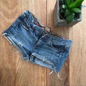 Paige Canyon Denim Cutoff Shorts 28